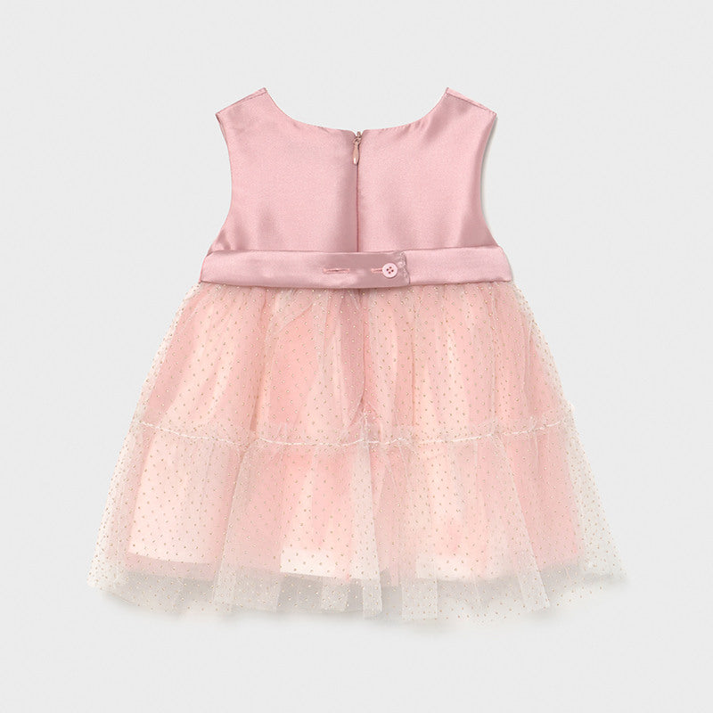 Mayoral Mini Girls Pink Tulle Dress