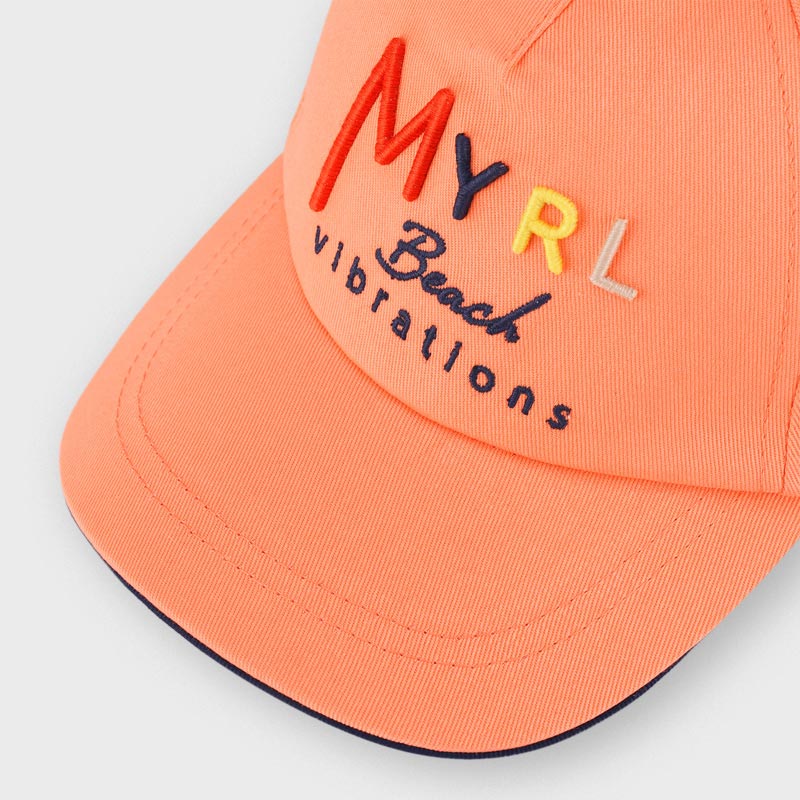Mayoral Boys Beach Vibrations Apricot Cap - 10065