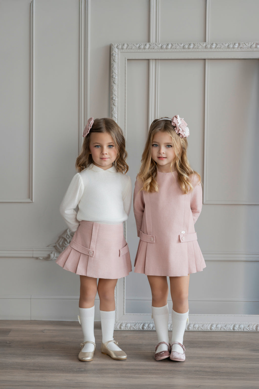 AW25 MIRANDA Pink Girls A-Line Dress - 225V