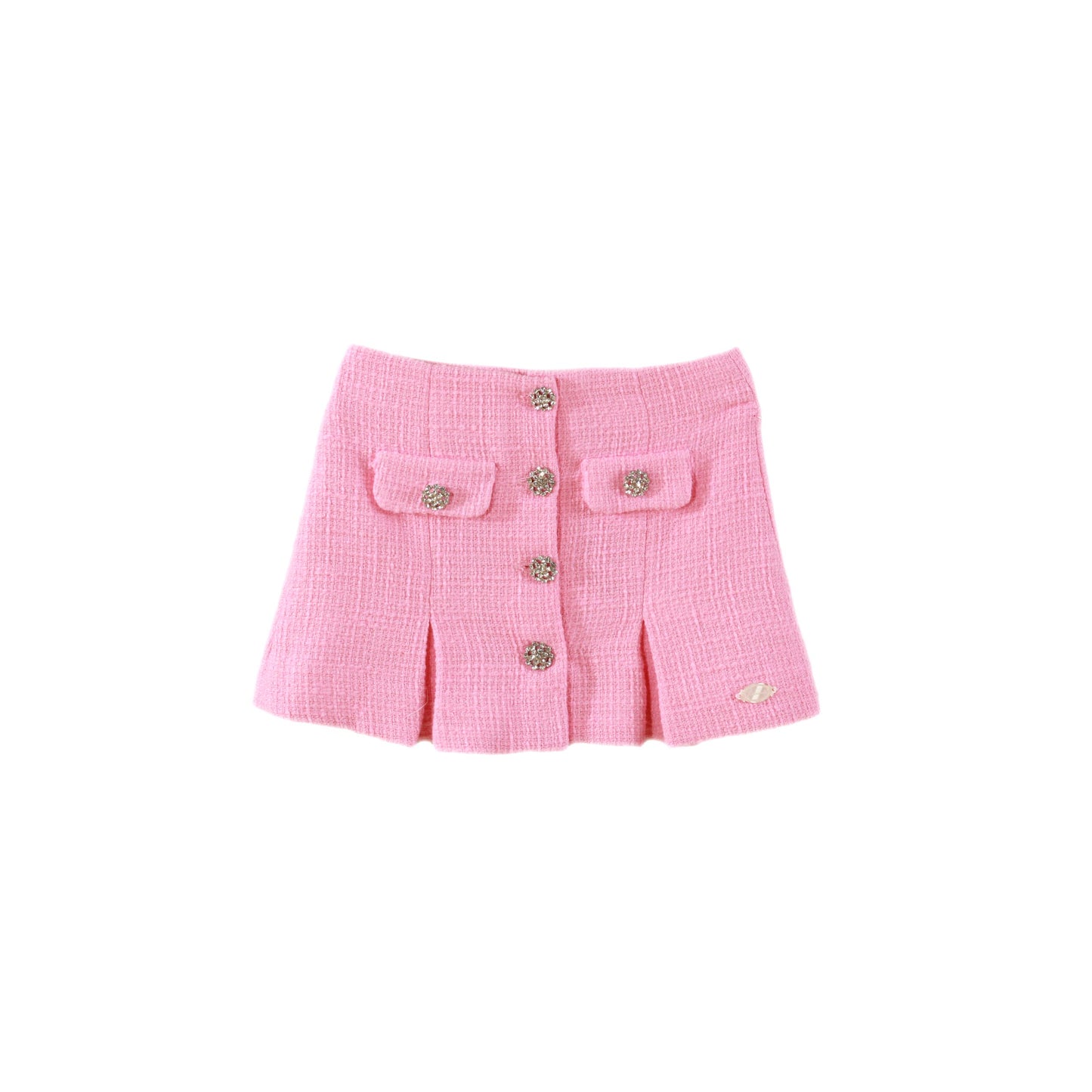 MIRANDA Pink Tweed Girls Skirt Set with Jacket - 227