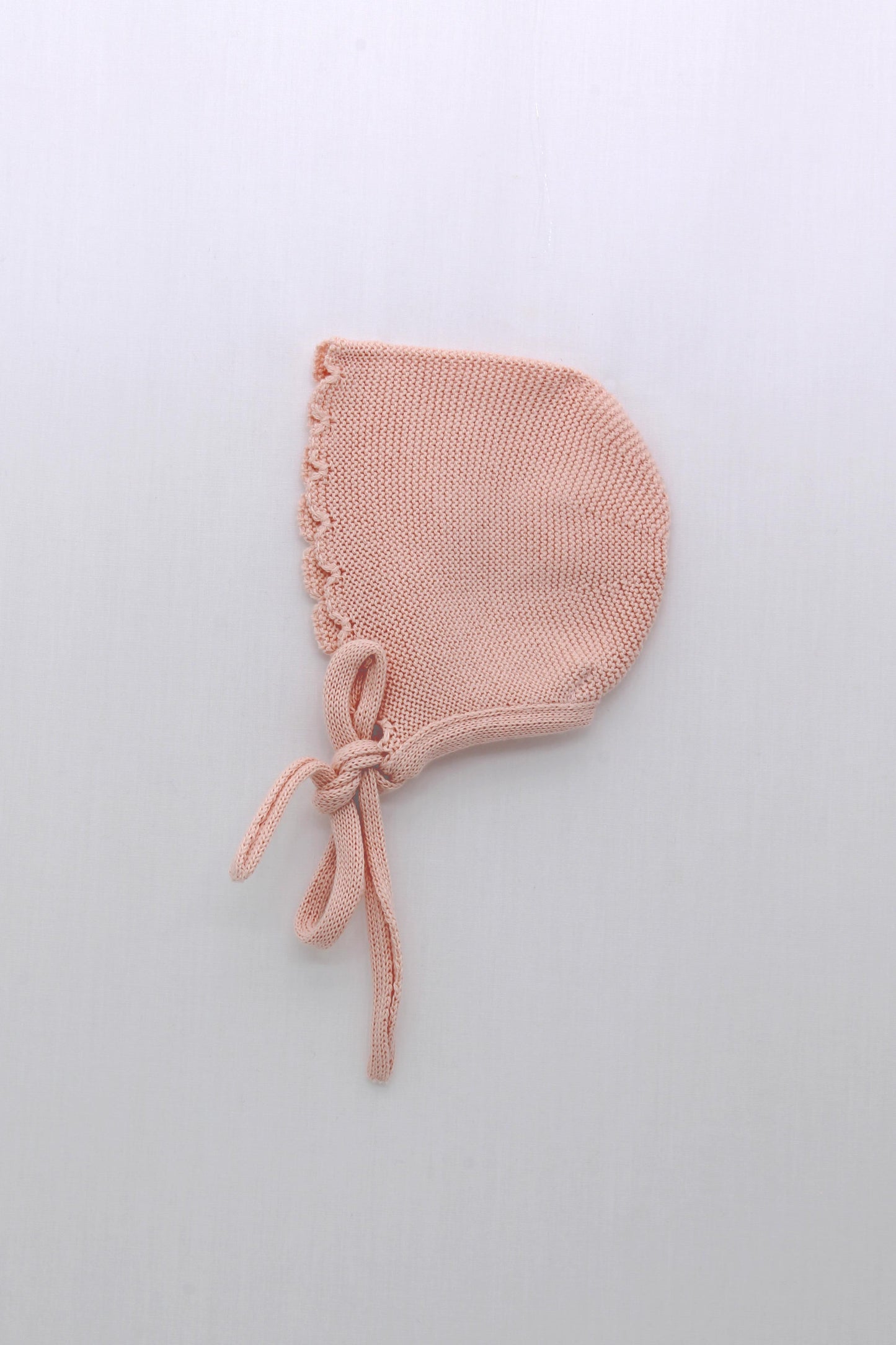 FOQUE Baby Girls Pink & Cream Three Piece Knitted Set with Bonnet - 4101
