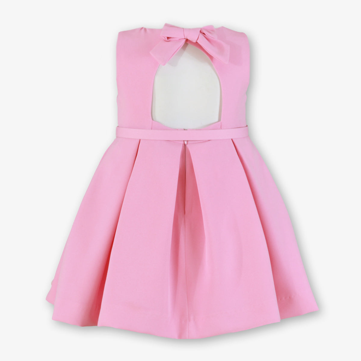 Miranda pink girls dress with belt - alternate view - 232V