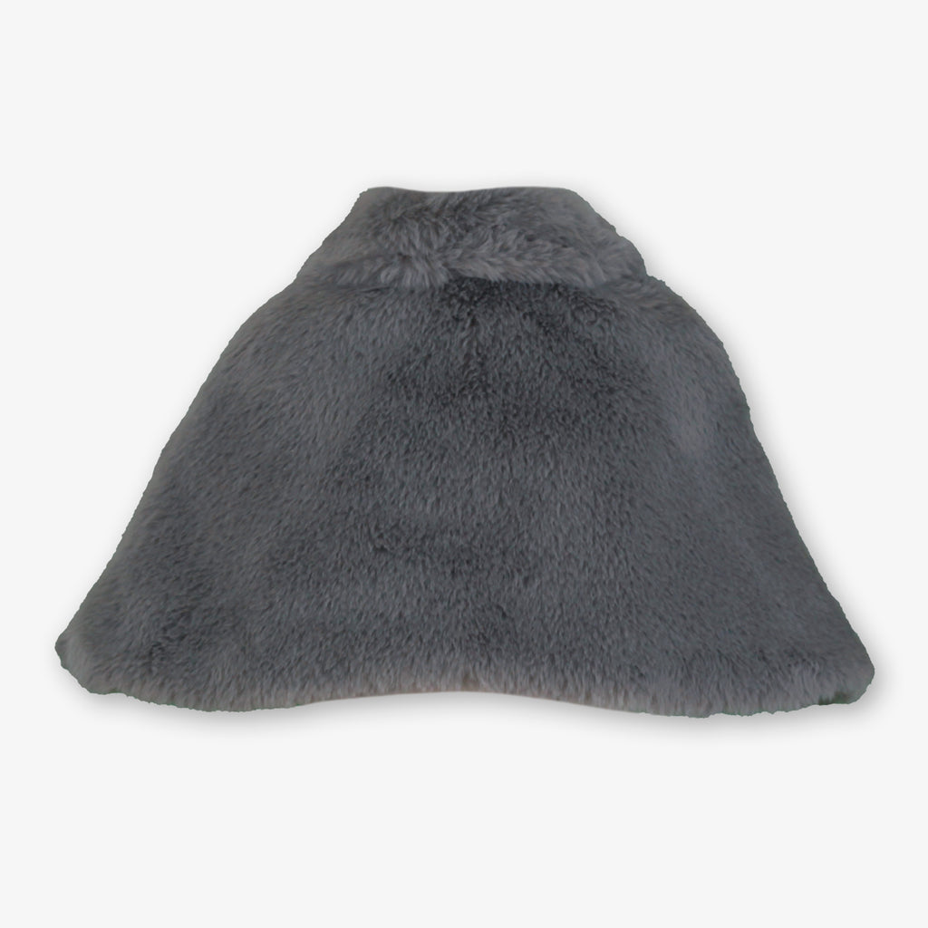 AW25 MIRANDA Cream & Grey Girls Skirt Set with Faux Fur Cape - 236