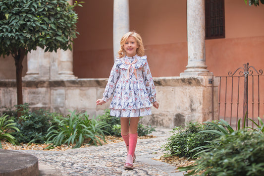 ROCHY Lulu Paris Print Girls Dress - 23836