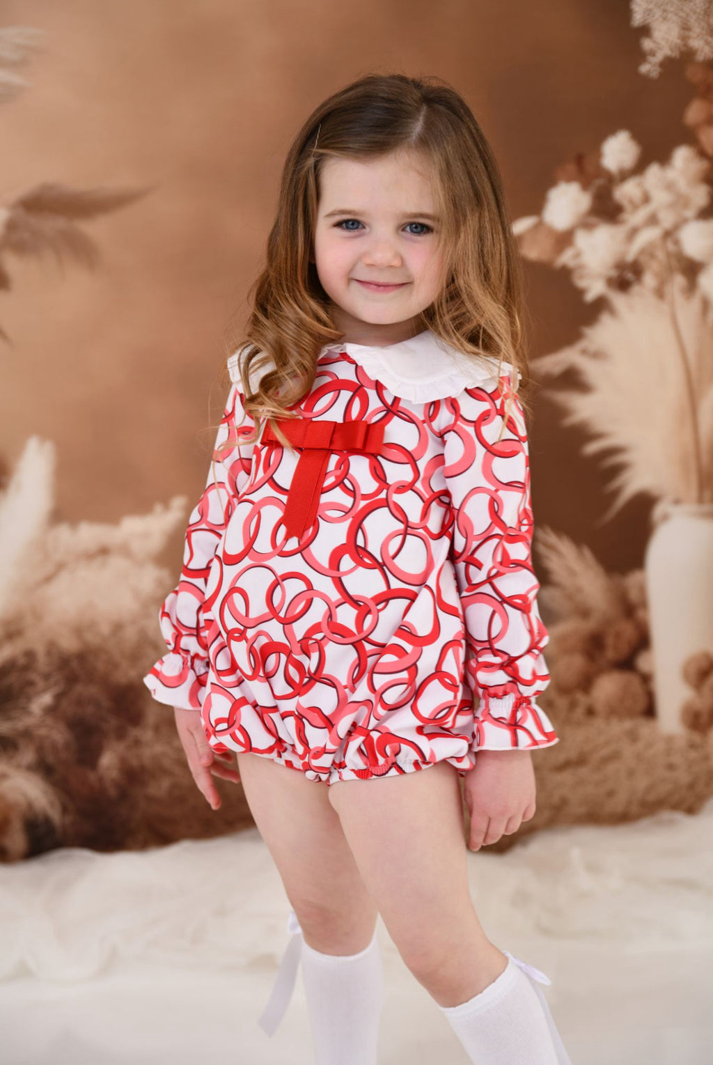 ROCHY AW24 Anillas Girls Red Rings Romper - CLEARANCE SALE