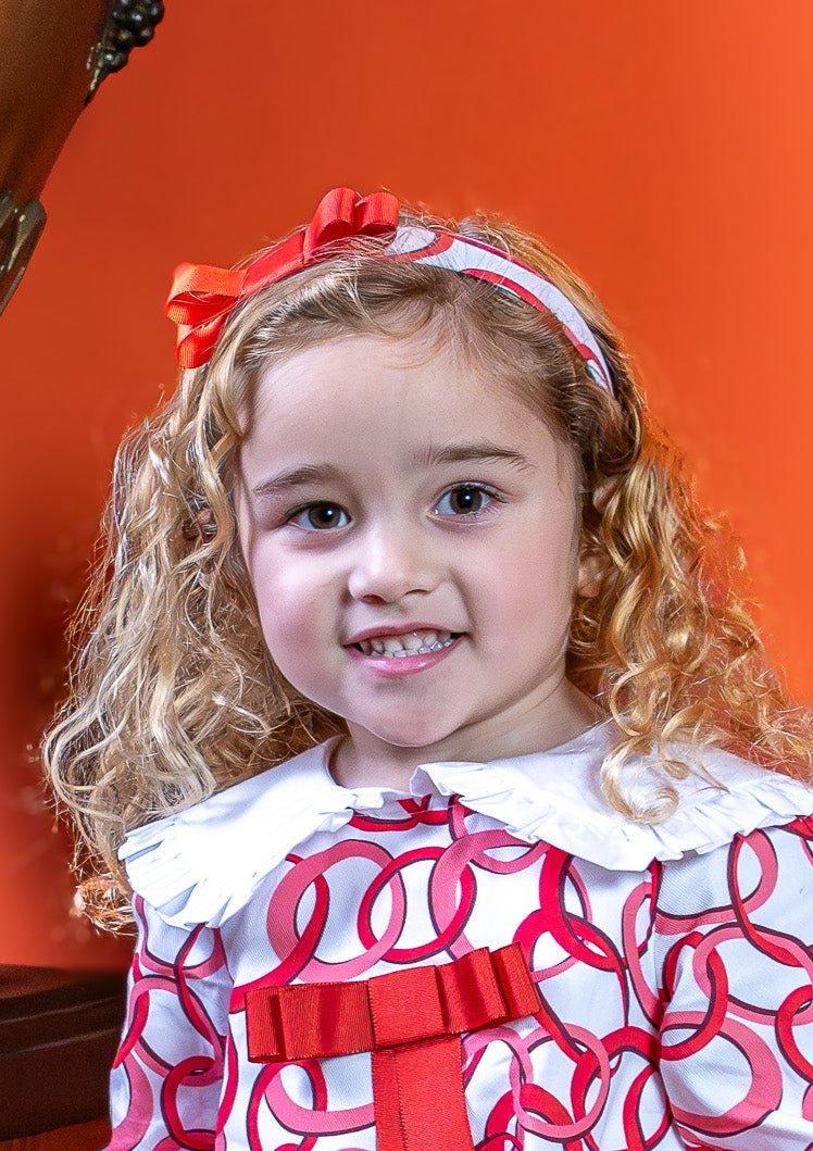 ROCHY AW24 Anillas Girls Red Rings Hairband - CLEARANCE SALE