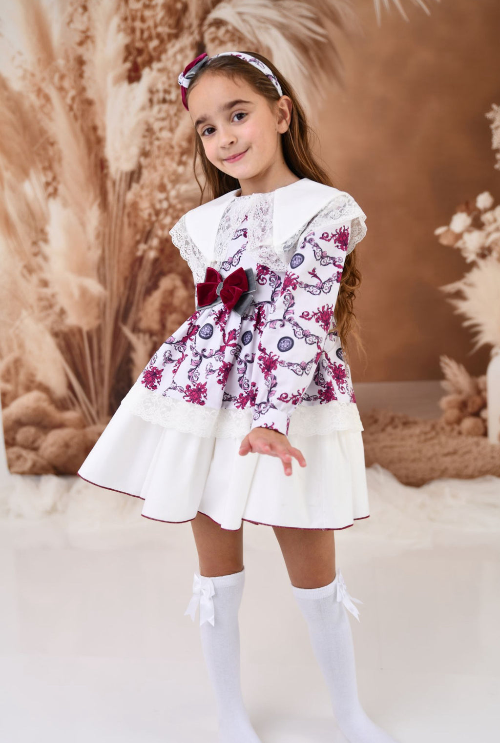 ROCHY AW24 Moneda Girls Coin Print Puffball Dress - CLEARANCE SALE
