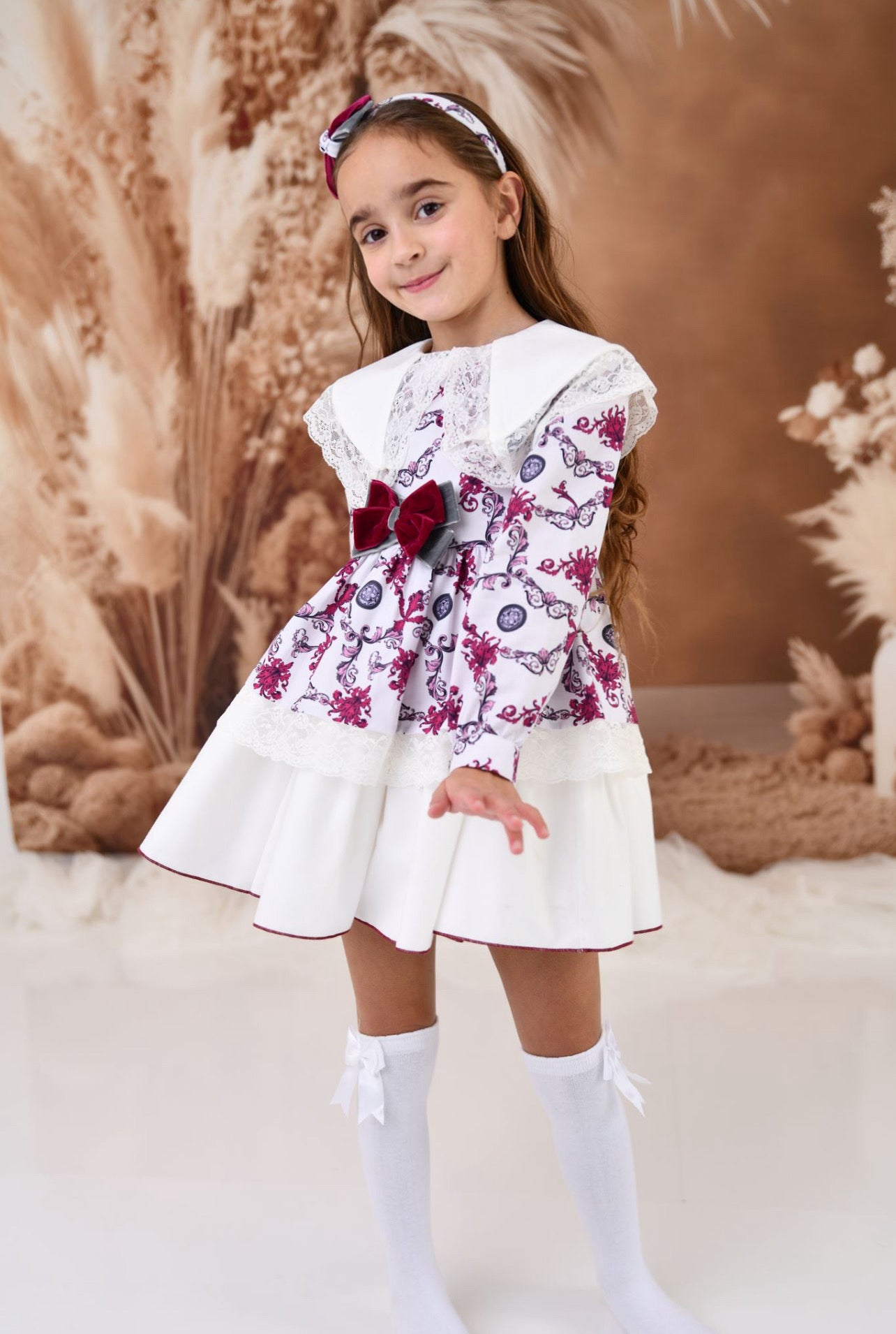 ROCHY AW24 Moneda Girls Coin Print Puffball Dress - CLEARANCE SALE