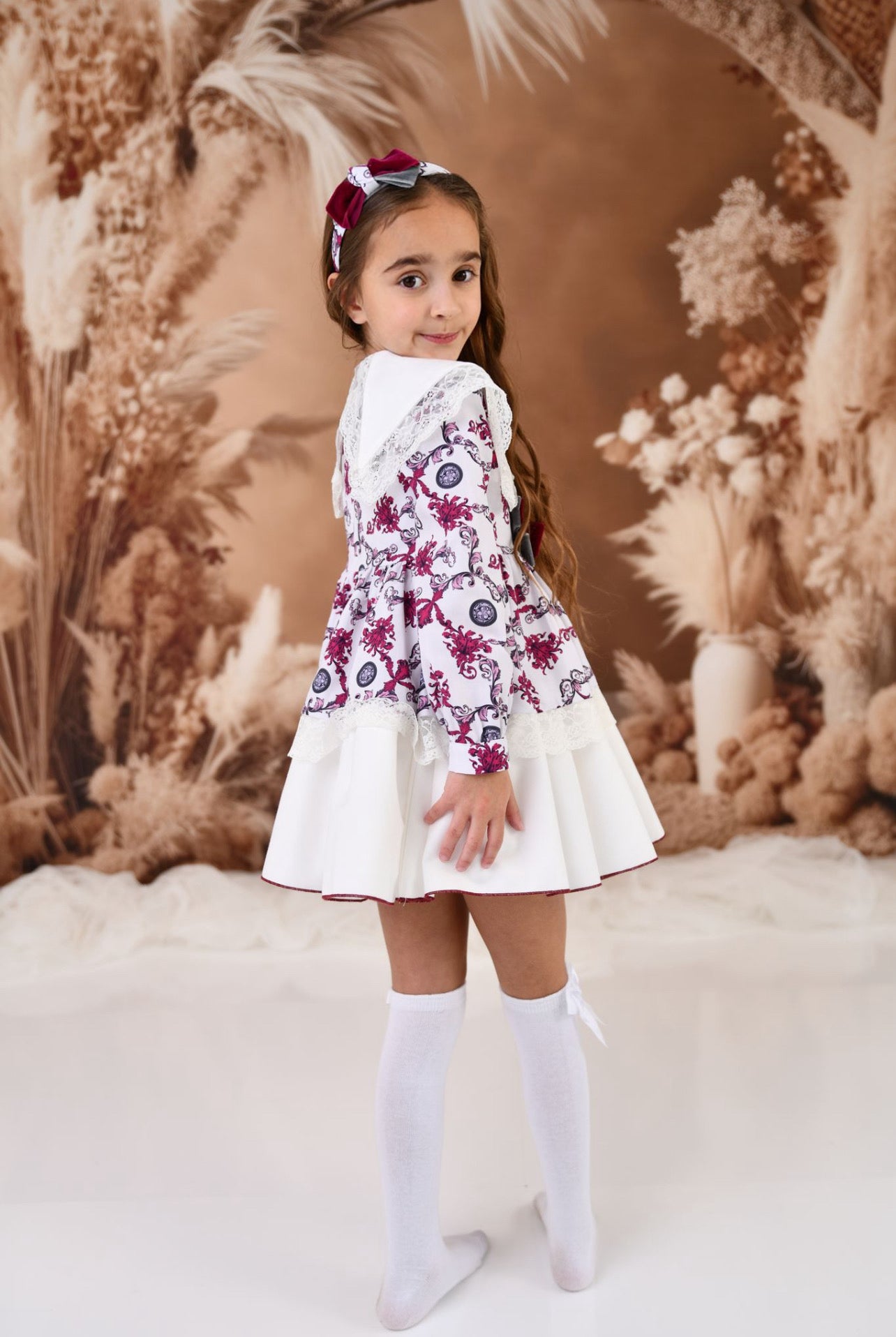 ROCHY AW24 Moneda Girls Coin Print Puffball Dress - CLEARANCE SALE