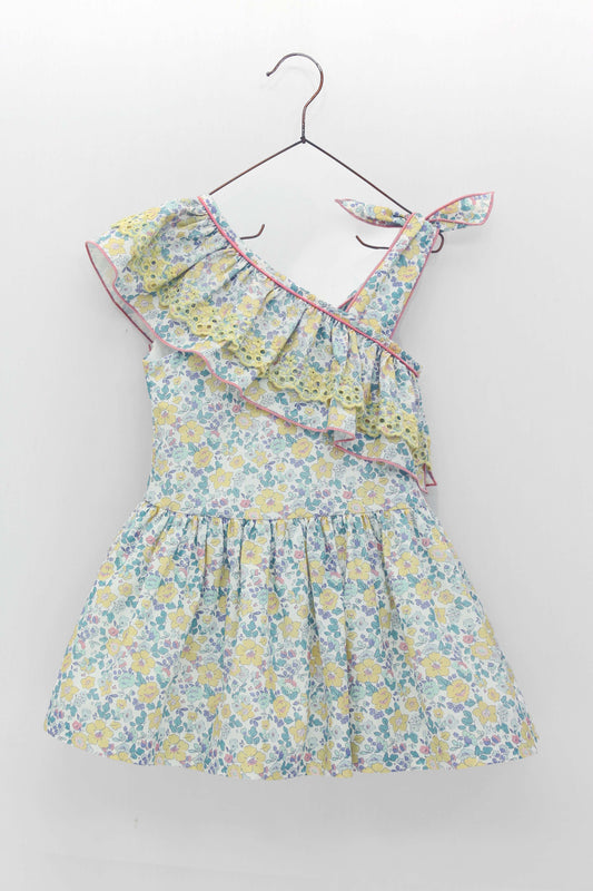 FOQUE Juliette Floral Girls Dress - 6940