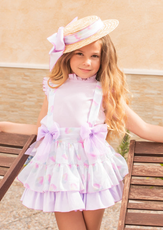 BABINE Candyfloss Girls Lilac Skirt Set - 2422038
