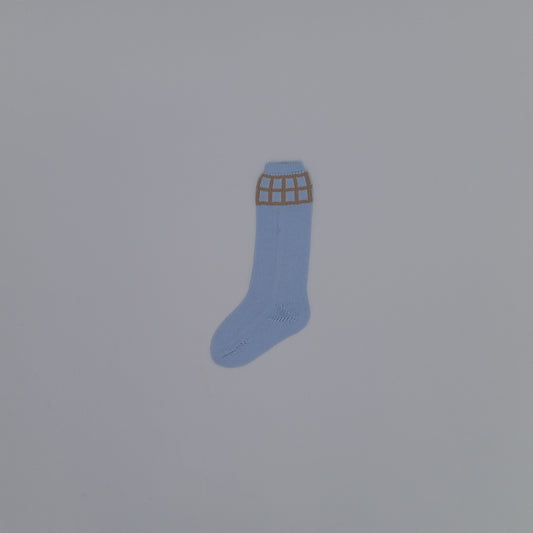 RAHIGO Blue & Camel Boys Socks - 24233