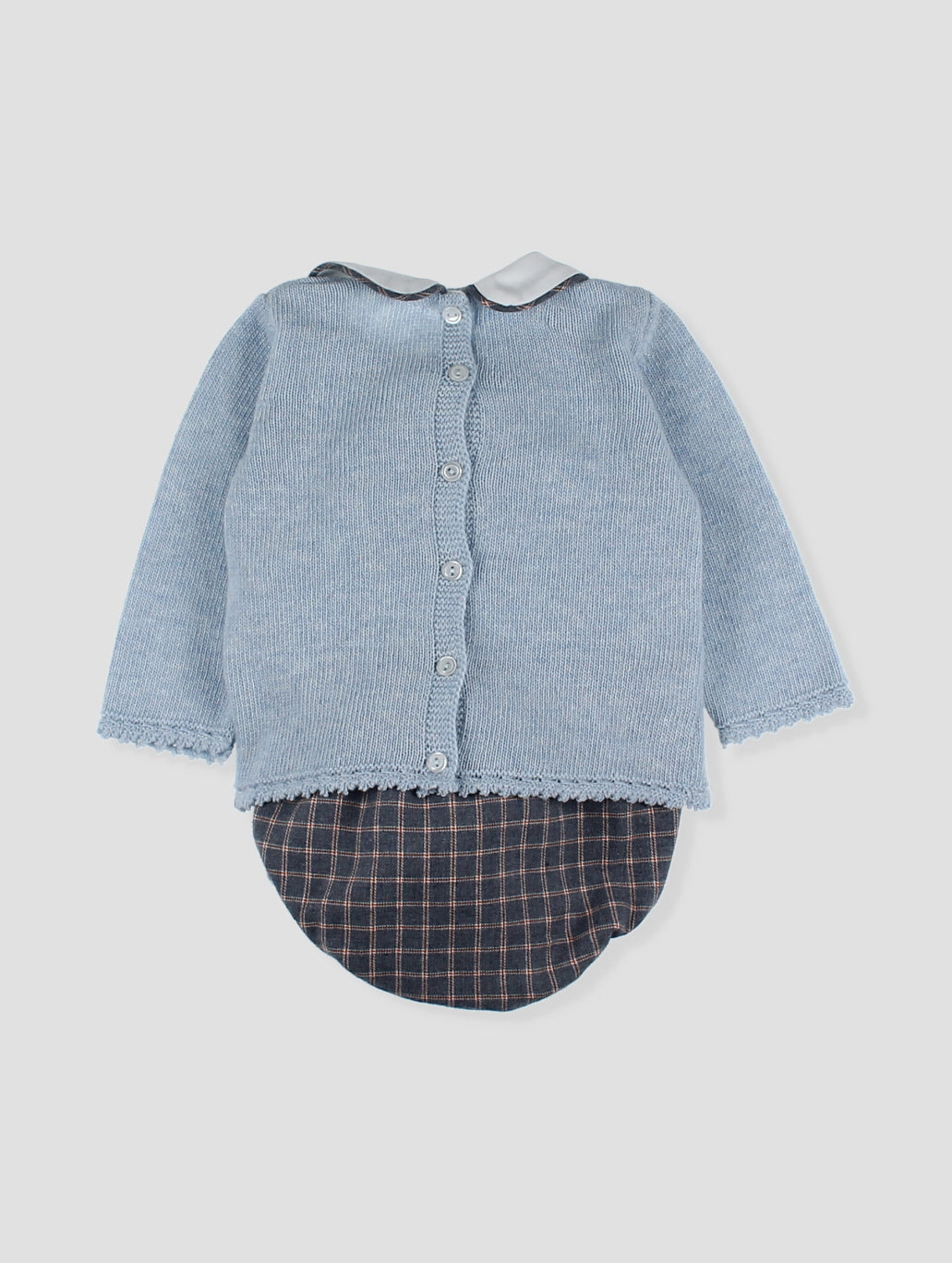 AW24 FOQUE Arcilla Sky Blue & Grey Boys Jam Pant Set - CLEARANCE SALE