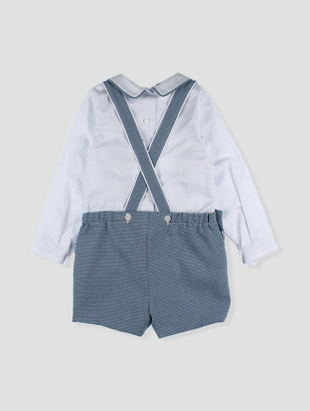 FOQUE Light Blue Boys Short Set - 4225