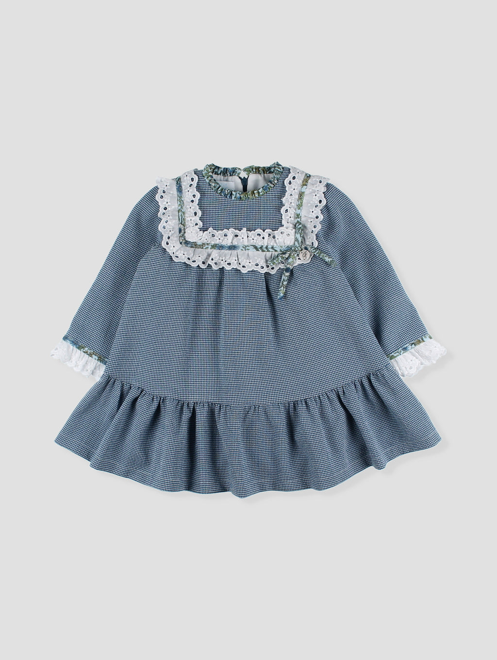 AW24 FOQUE Klein Light Blue Girls Dress - CLEARANCE SALE