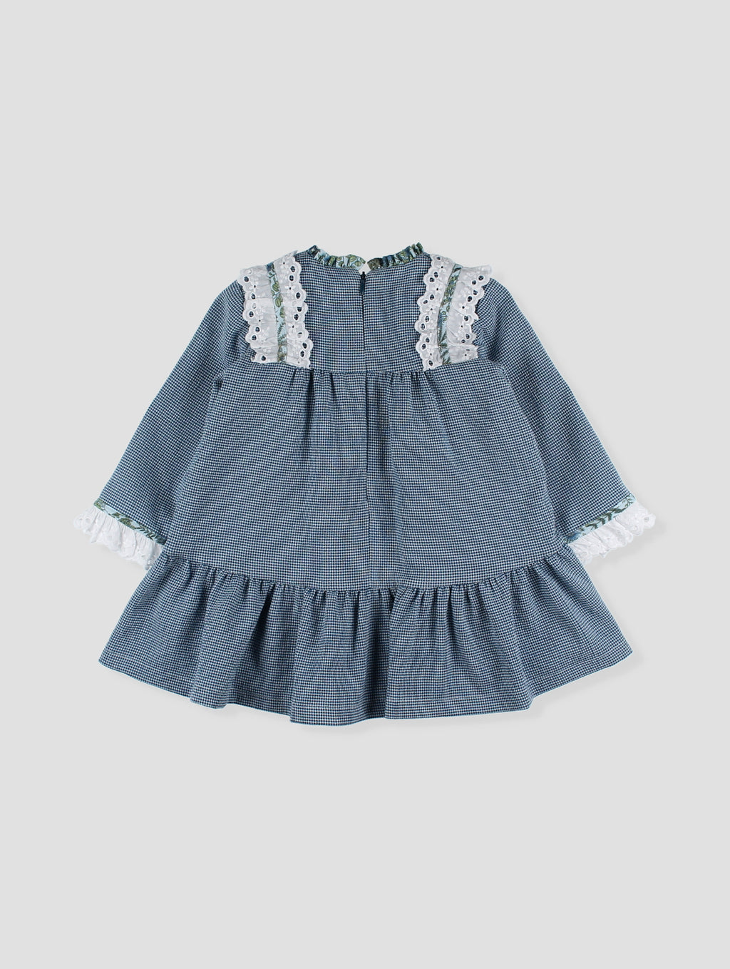 AW24 FOQUE Klein Light Blue Girls Dress - CLEARANCE SALE
