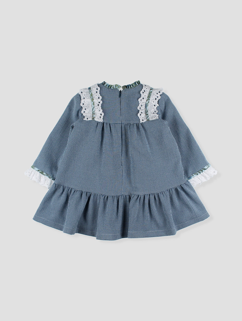 AW24 FOQUE Klein Light Blue Girls Dress - CLEARANCE SALE