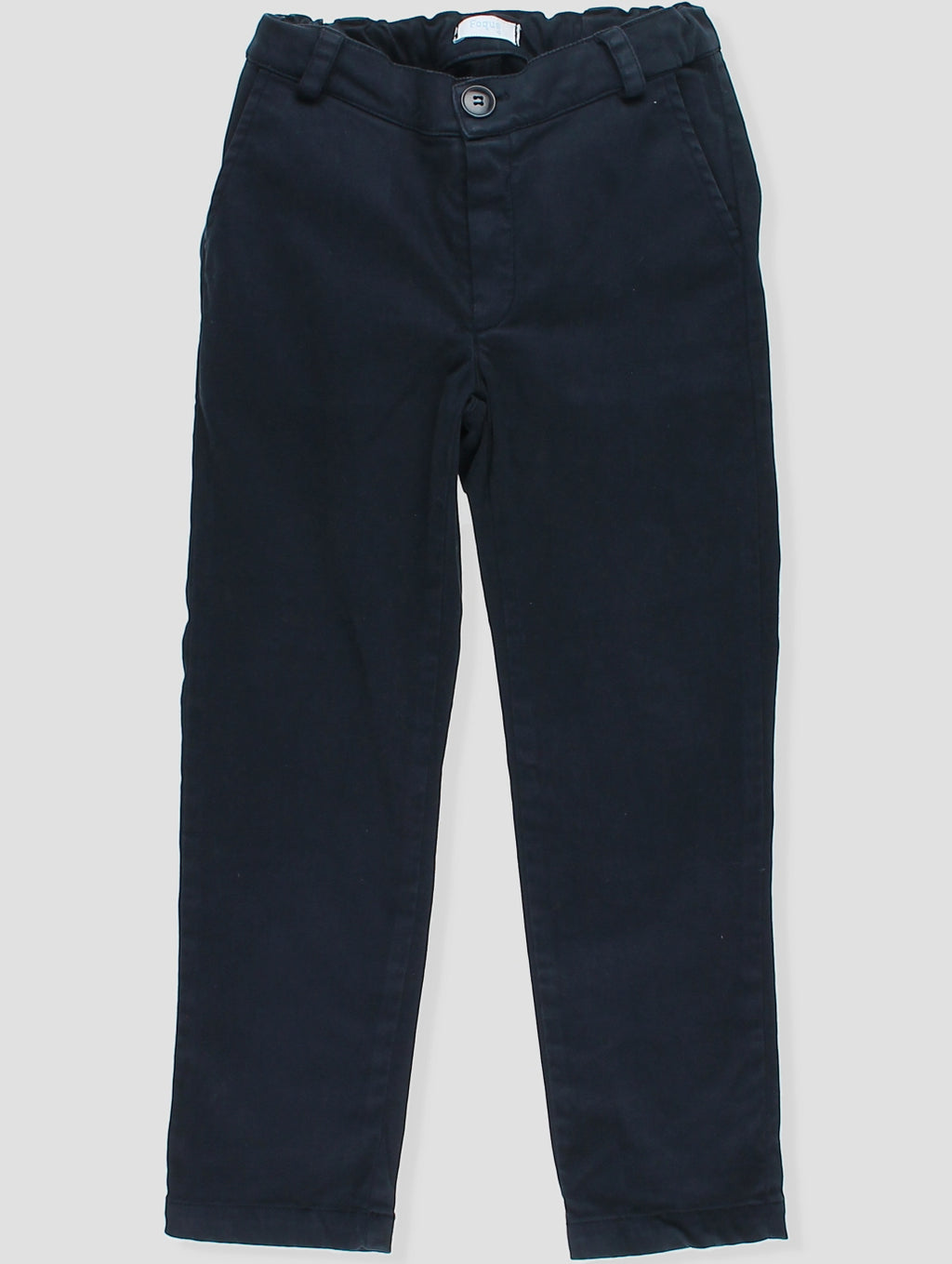 AW24 FOQUE Tartan Boys Navy Shirt & Trousers - CLEARANCE SALE