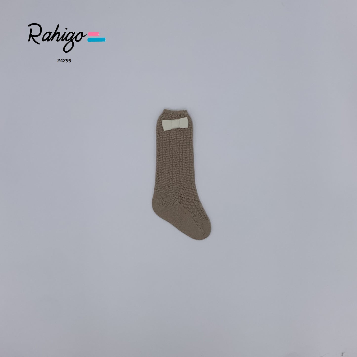 RAHIGO Camel & Cream Girls Knee Socks - 24299