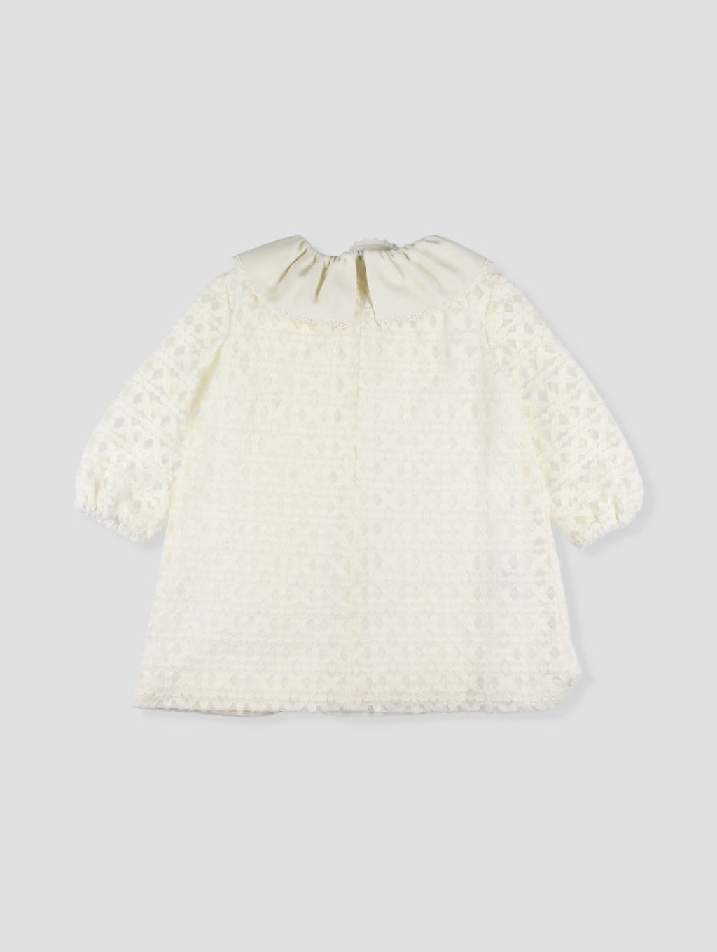 AW25 FOQUE El Teatro Girls Cream Lace Dress