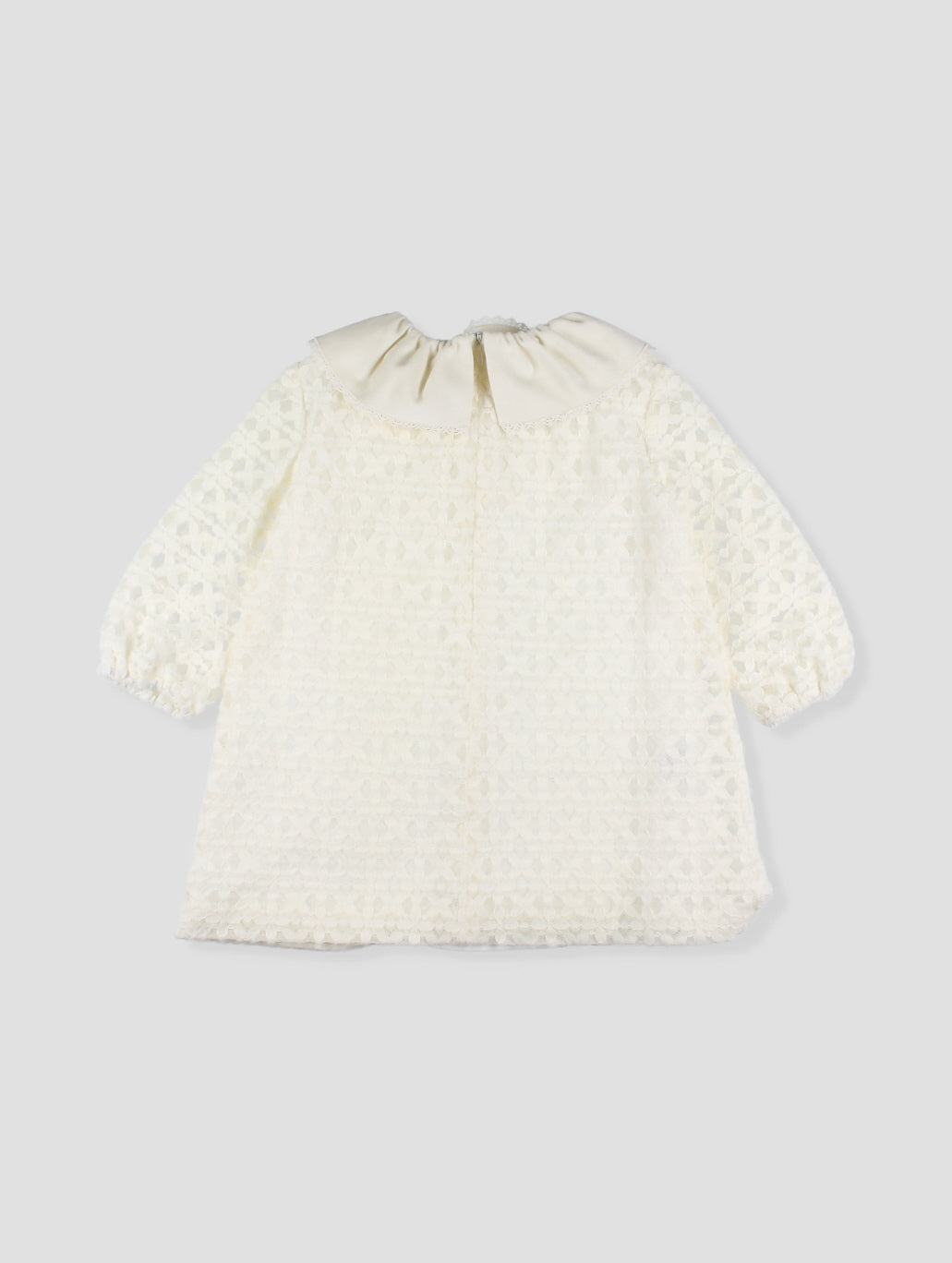 AW25 FOQUE El Teatro Girls Cream Lace Dress