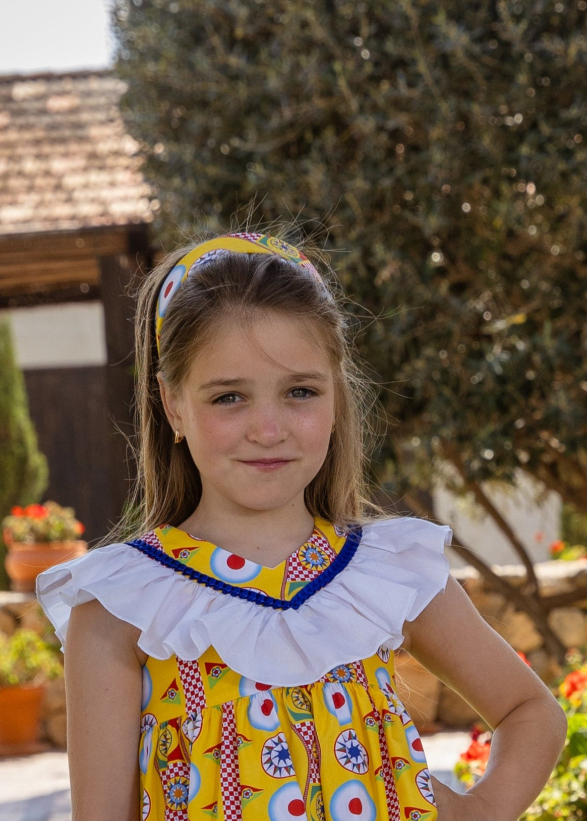 ROCHY SS25 Estrella Yellow & Red Girls Headband