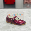 ANDANINES Vino Pearl Girls Patent Leather Mary Jane Shoes