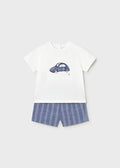 MAYORAL Boys Capri Blue Short Set - 1227