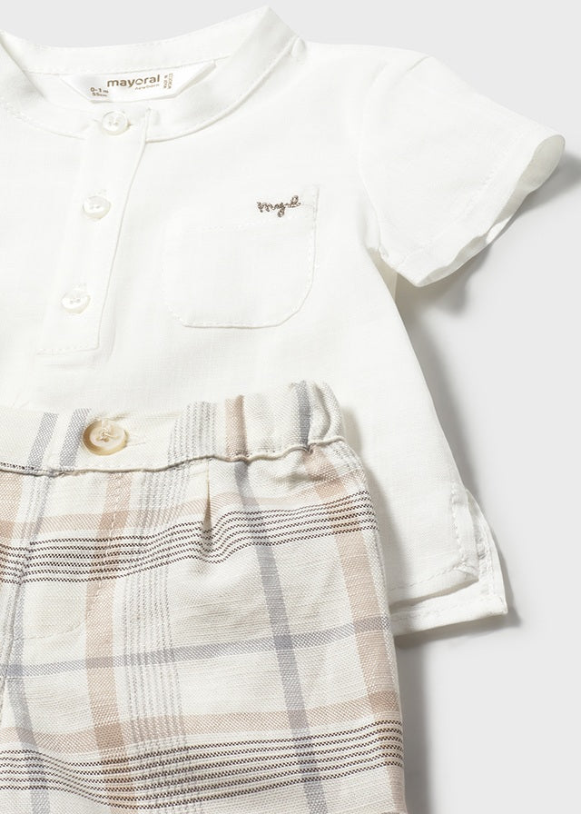 MAYORAL Boys Wheat Short Set - 1270