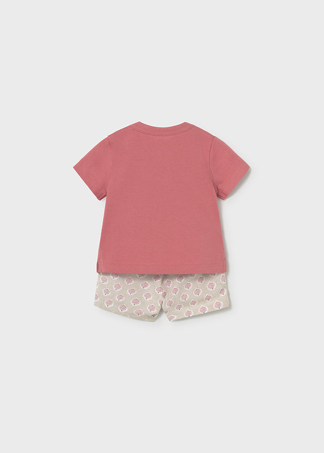 MAYORAL Boys Terracotta Short Set - 1281