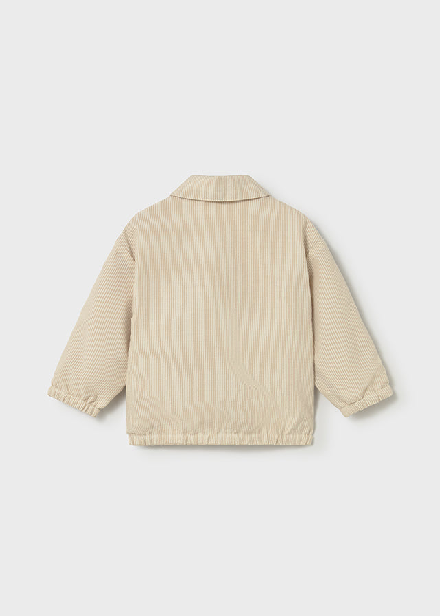 Mayoral boys mocha reversible jacket 1409 - reverse side
