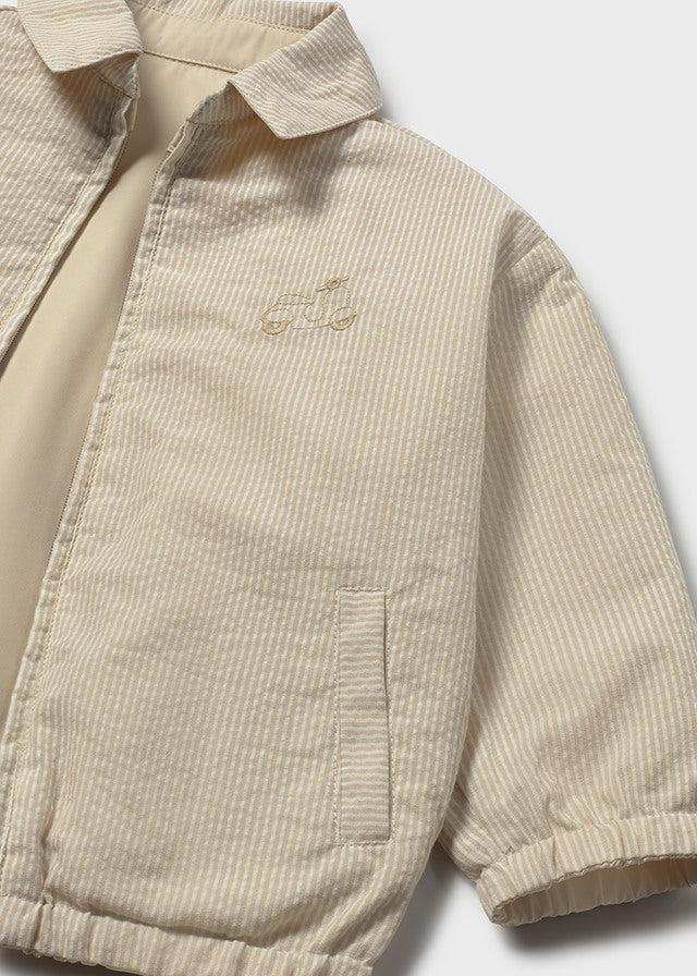 Mayoral boys mocha reversible jacket 1409 - alternate view