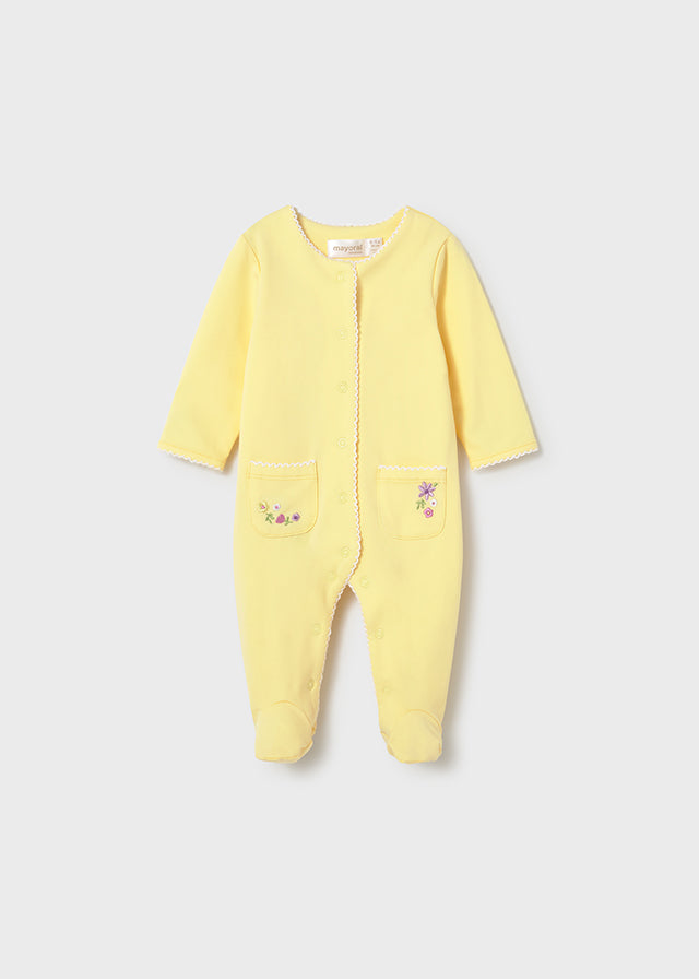 Mayoral Girls Sunny Hot Air Balloon Babygrow Set 1708 - balloon print detail