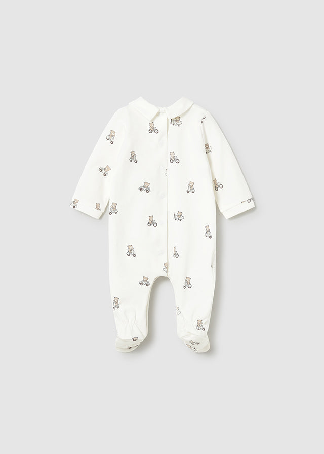 MAYORAL Boys Natural Bear Babygrow Set - 1716