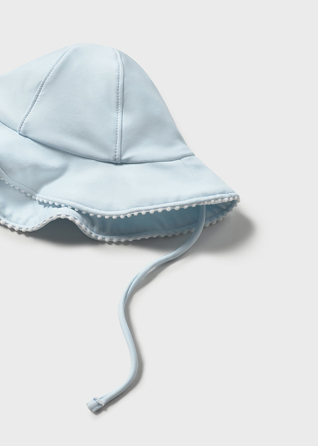 MAYORAL Hawaii Girls Blue Swimsuit & Sun Hat - 1737