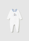 MAYORAL Boys Blue Dog Babygrow - 1742
