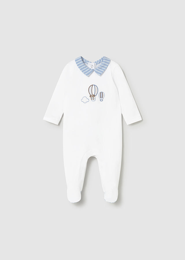 MAYORAL Boys Blue Dog Babygrow - 1742
