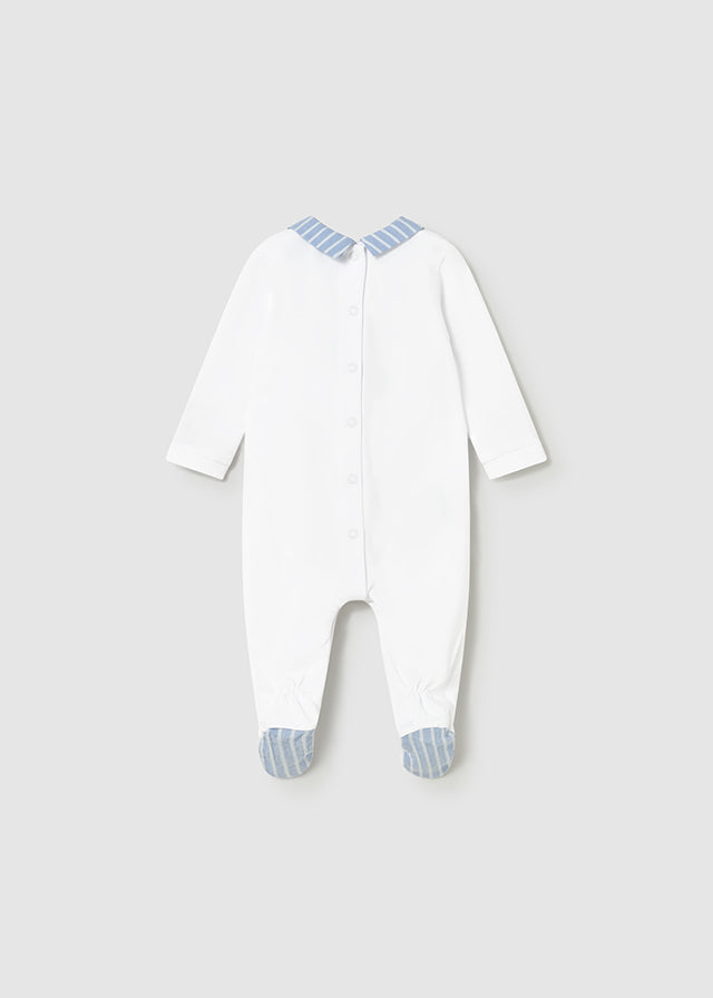 MAYORAL Boys Blue Dog Babygrow - 1742
