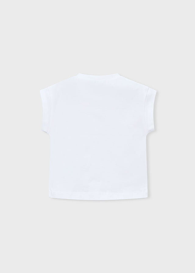 PRE ORDER MAYORAL Girls Clover Pink & Orange Shorts Set - 3906