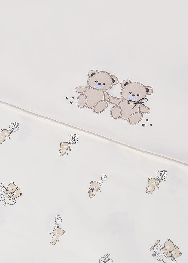 Mayoral natural bear baby blanket 9047 - detail view