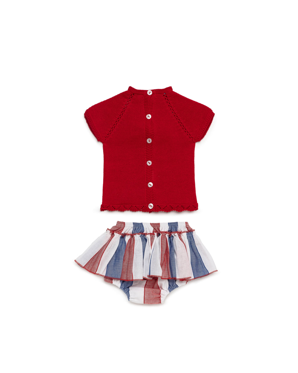 JULIANA Sandia Girls Red & Blue Jam Pant Set - 26089