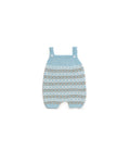 JULIANA Link Boys Blue & Camel Knitted Romper - 26108