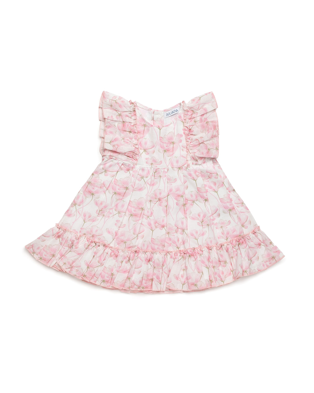 JULIANA Caramelo Girls Pink Floral Dress - 26160