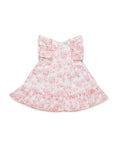JULIANA Caramelo Girls Pink Floral Dress - 26160