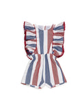 JULIANA Sandia Girls Red & Blue Playsuit - 26181