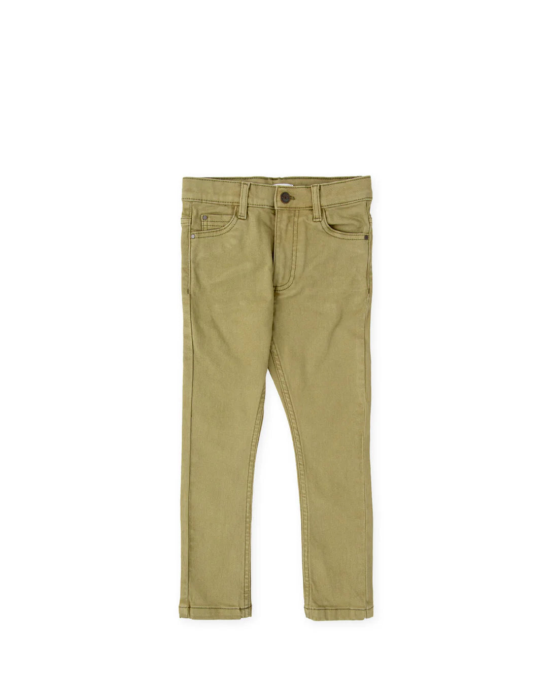 AW25 TUTTO PICCOLO Boys Beige & Khaki Trouser Set with Jumper