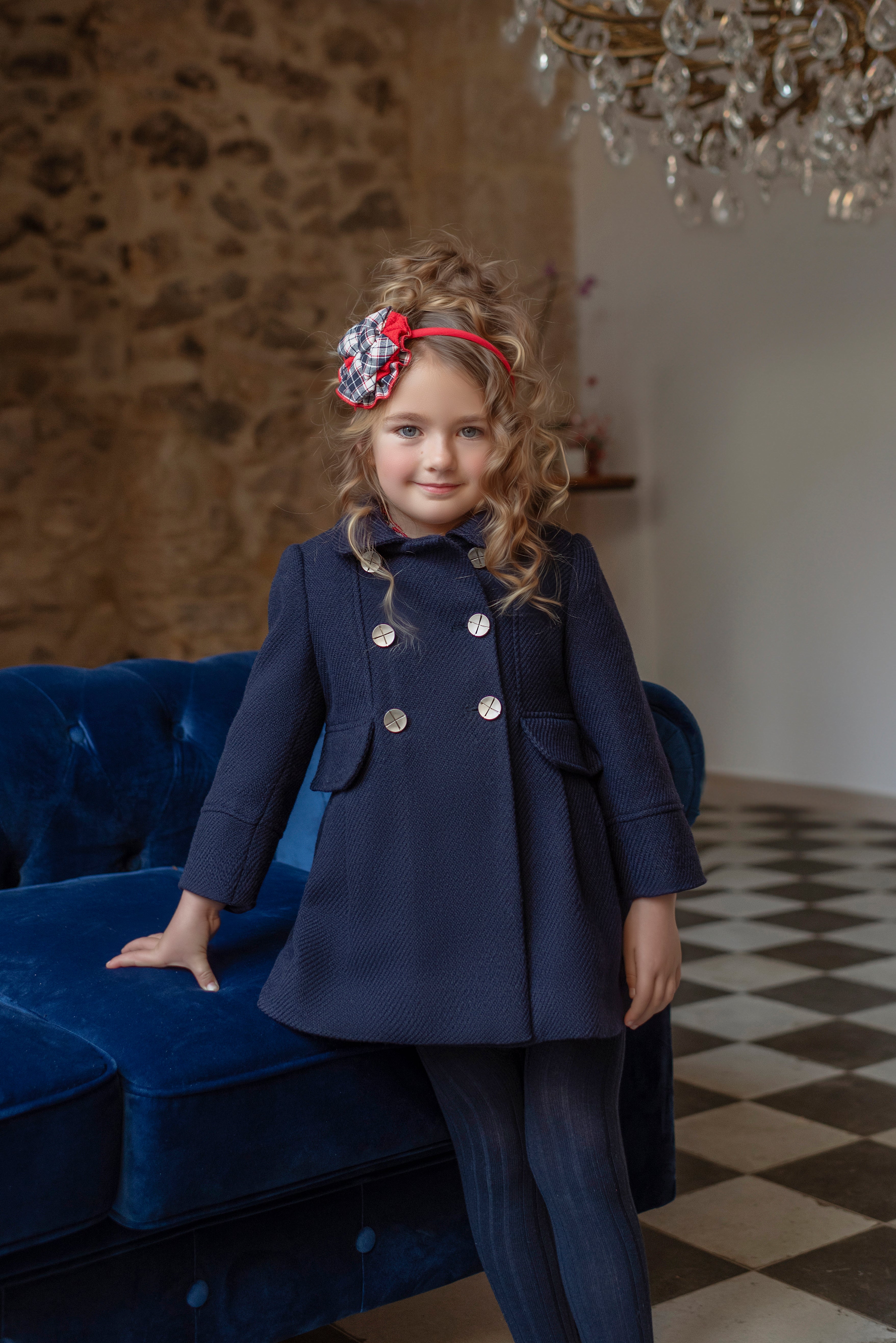 Navy girls coat hotsell