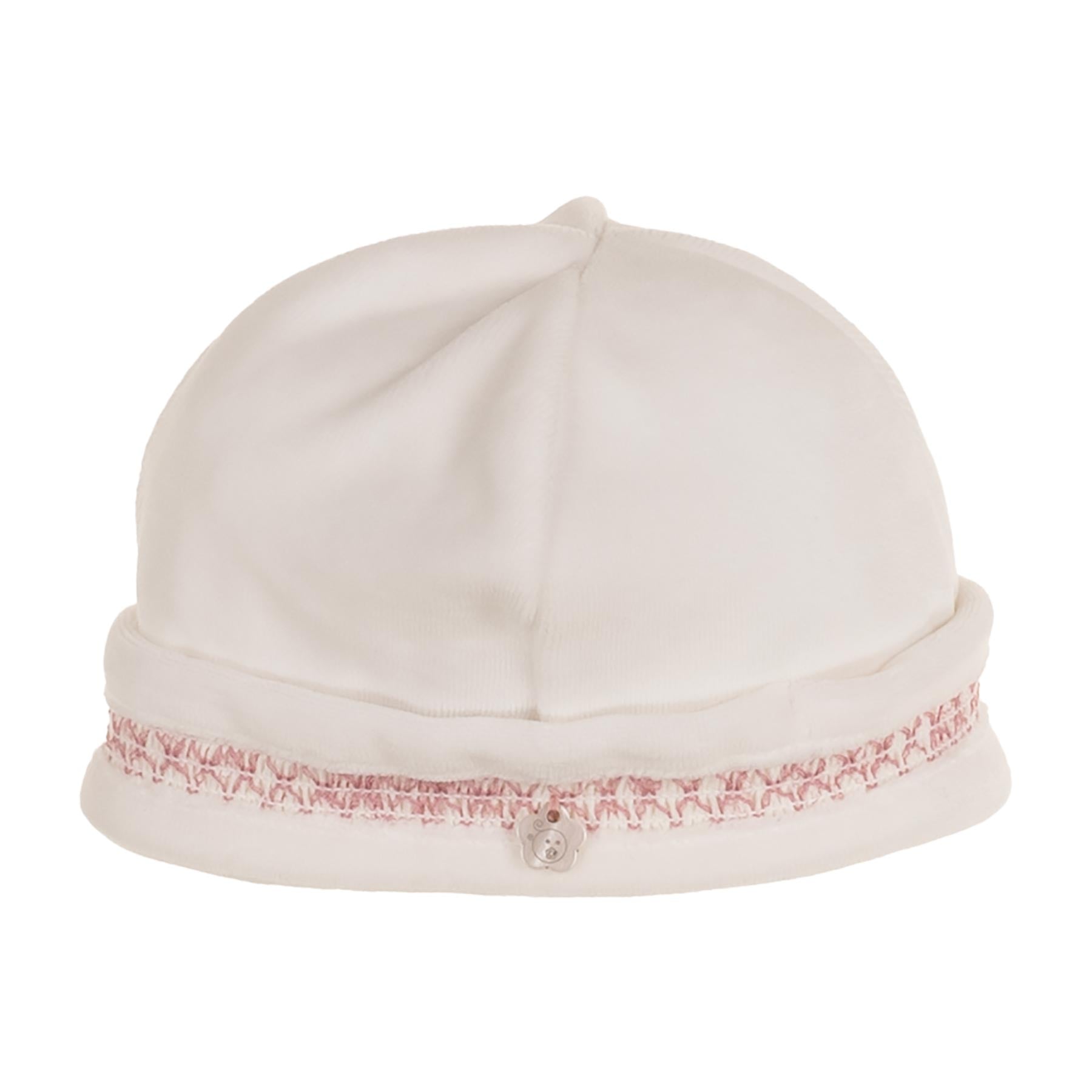 AW25 DEOLINDA Romera Girls Ivory & Pink Hat - 25G13