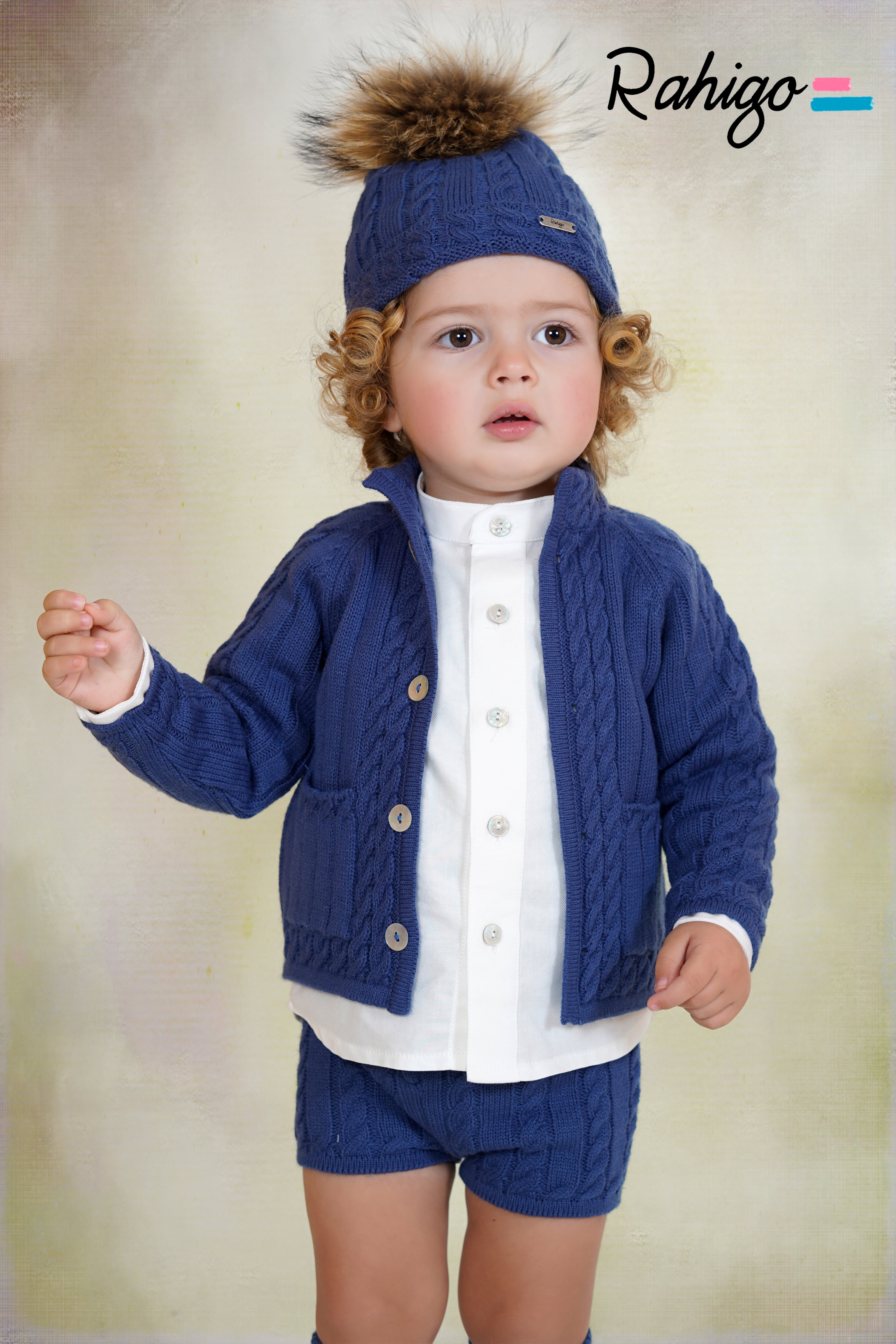 RAHIGO Oxford Blue Boys Three Piece Short Set - 26272