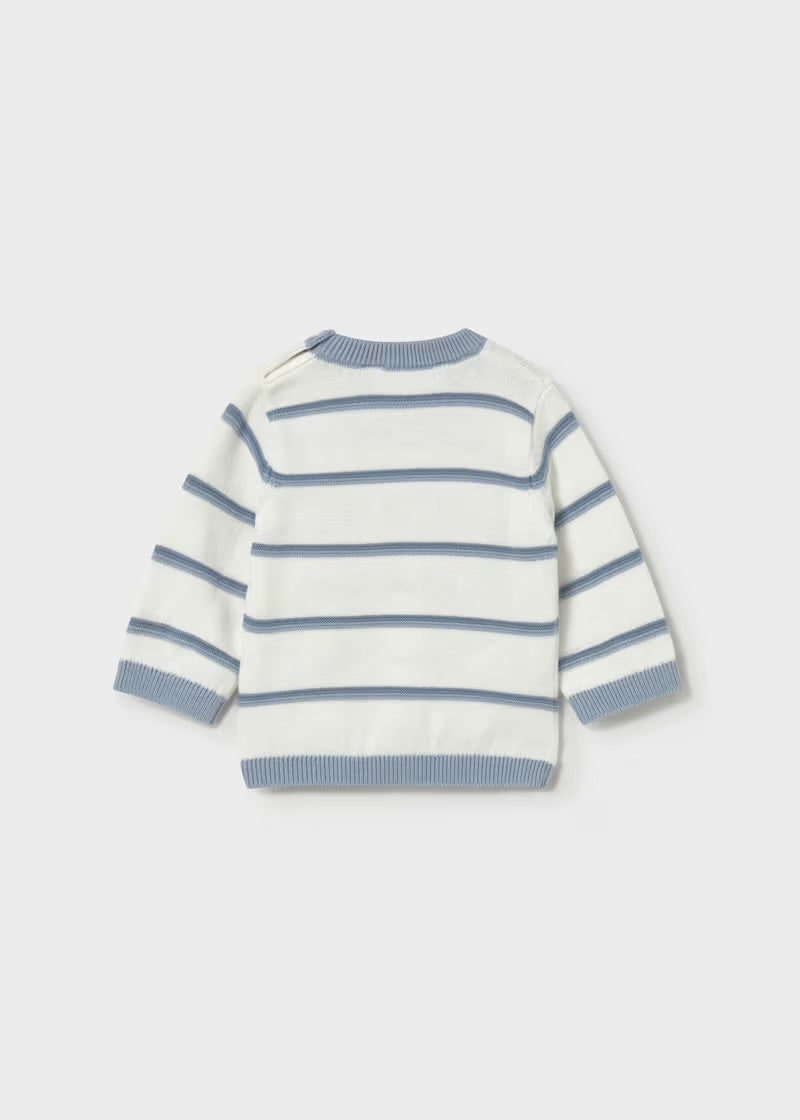 Mayoral boys pale-blue trousers with coordinating shirt and jumper